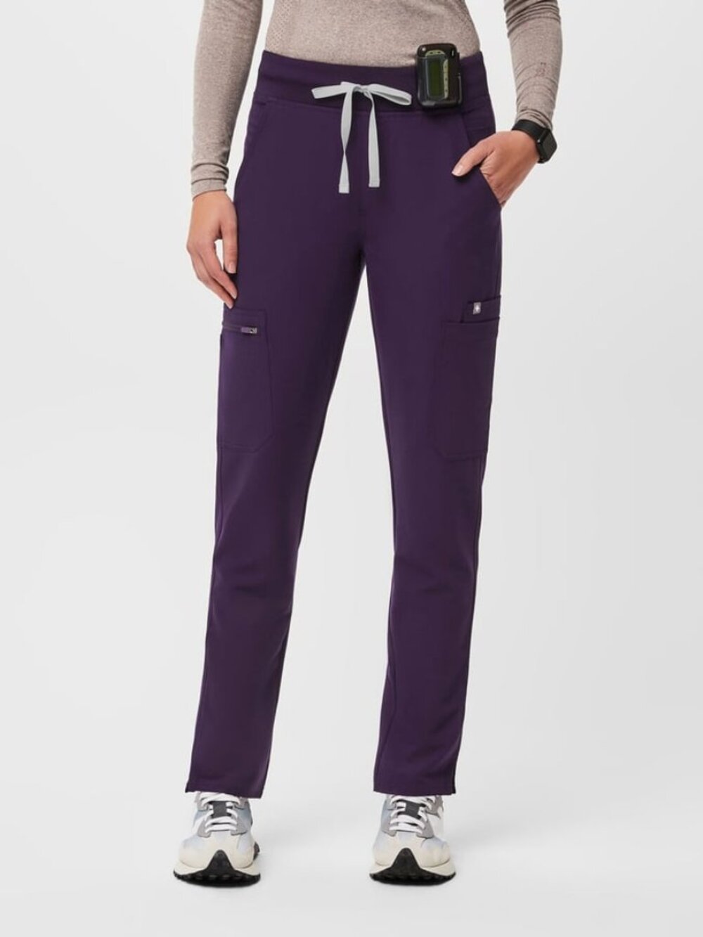 Yola High-Rise Slim Scrub Pant